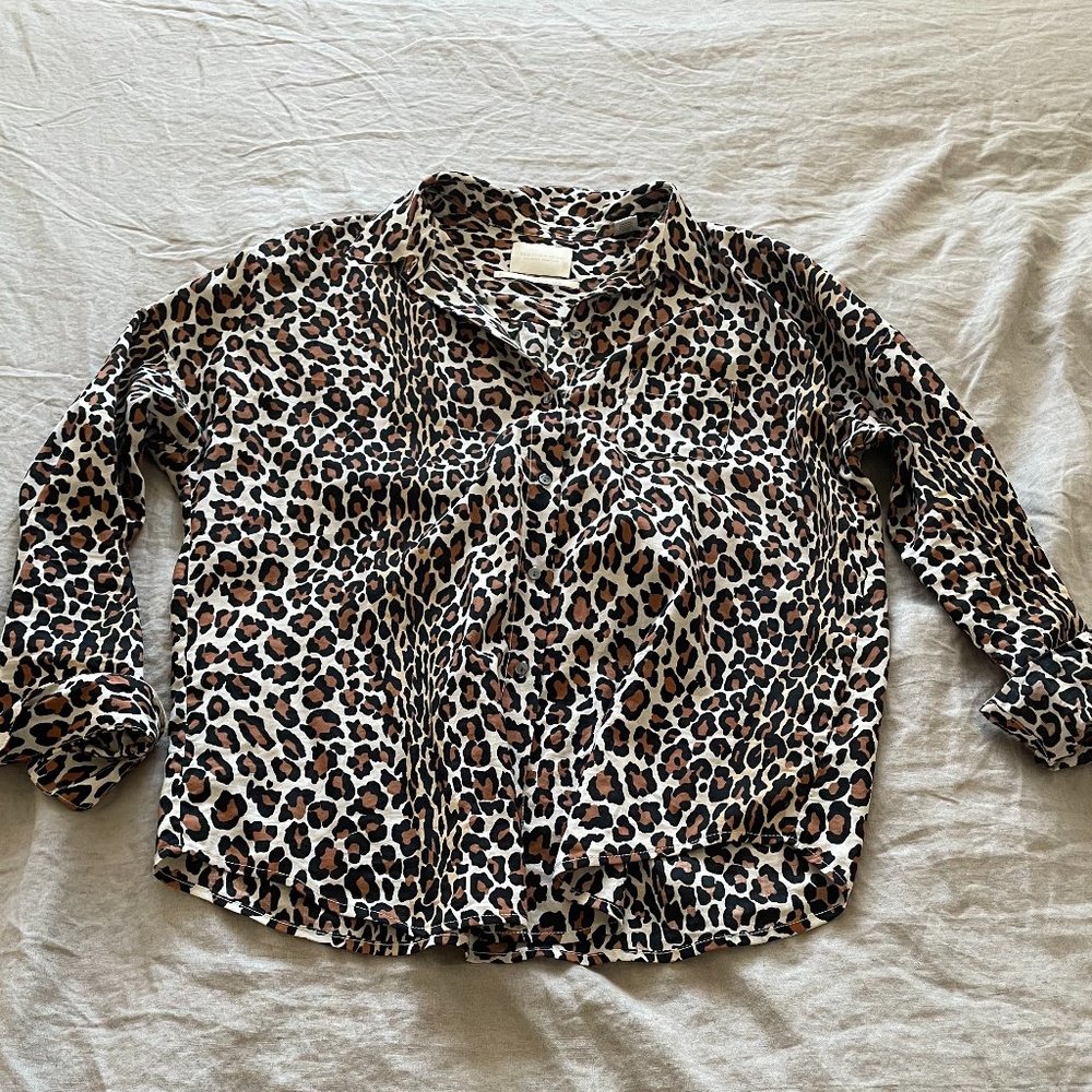Scotch & Soda leopard print button down